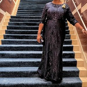 R & M Embellished Gown (plus size)